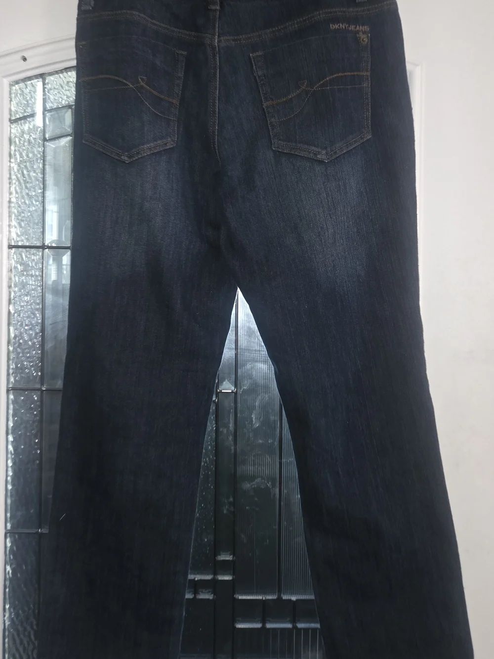 DKNY Women's Dark Wash Jeans - Classic Indigo, Size 10